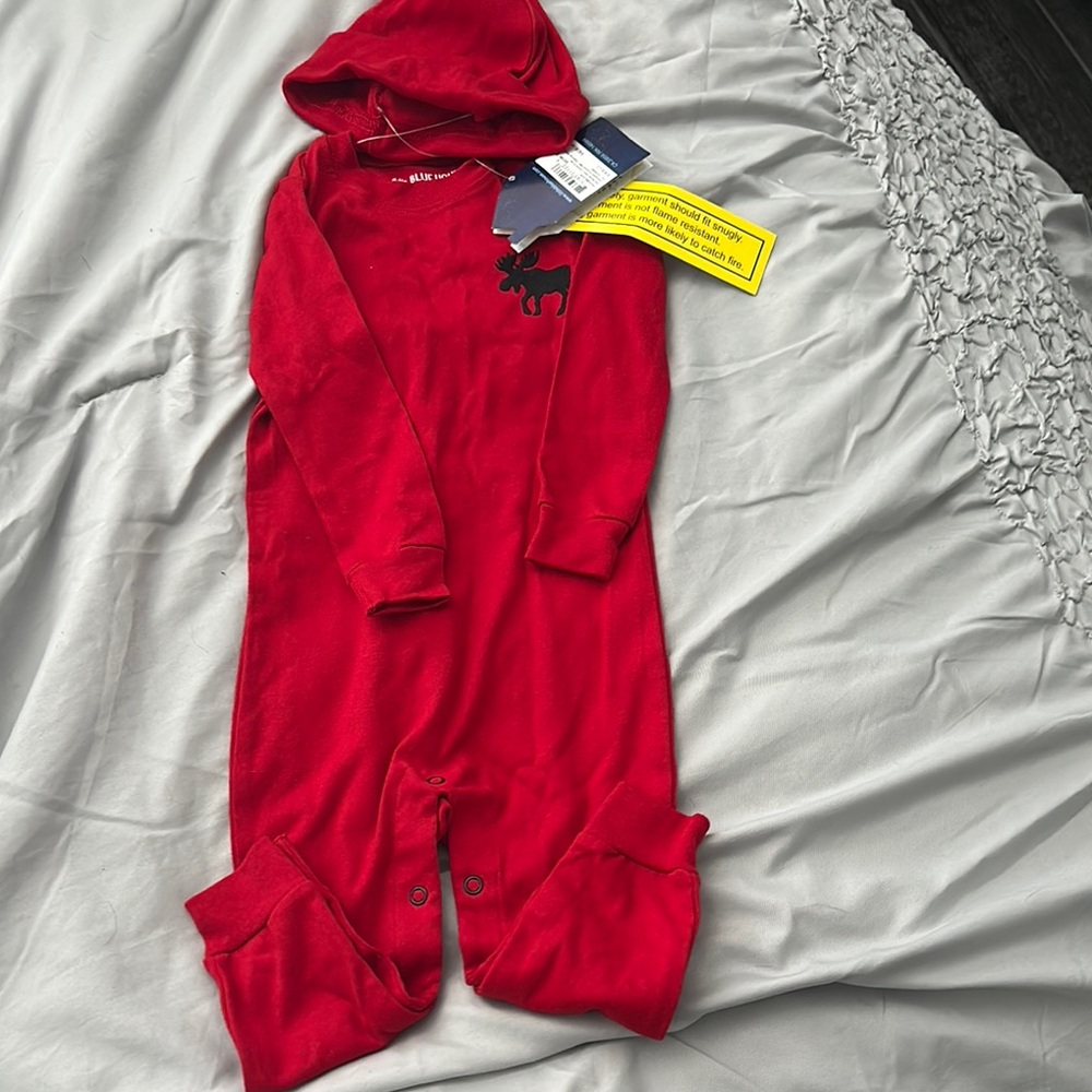 Red Kids One Piece by